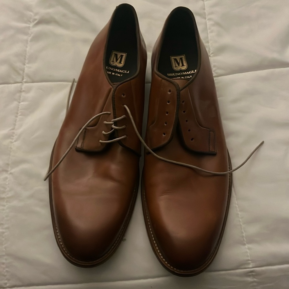 PIERRE LEATHER OXFORD-COGNAC